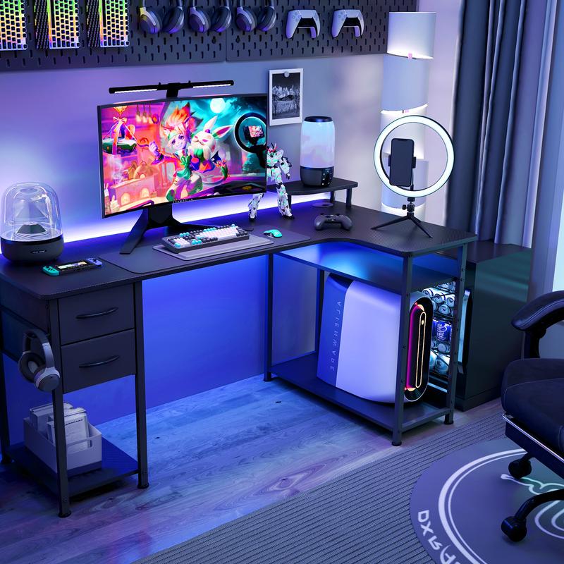 【2026 Promotion】Big and Tall Office Chair with Pocket Spring Support, Ergonomic Comfortable Wide Office Desk Computer Chair with Outward Fixed Soft Armrests and Footrest