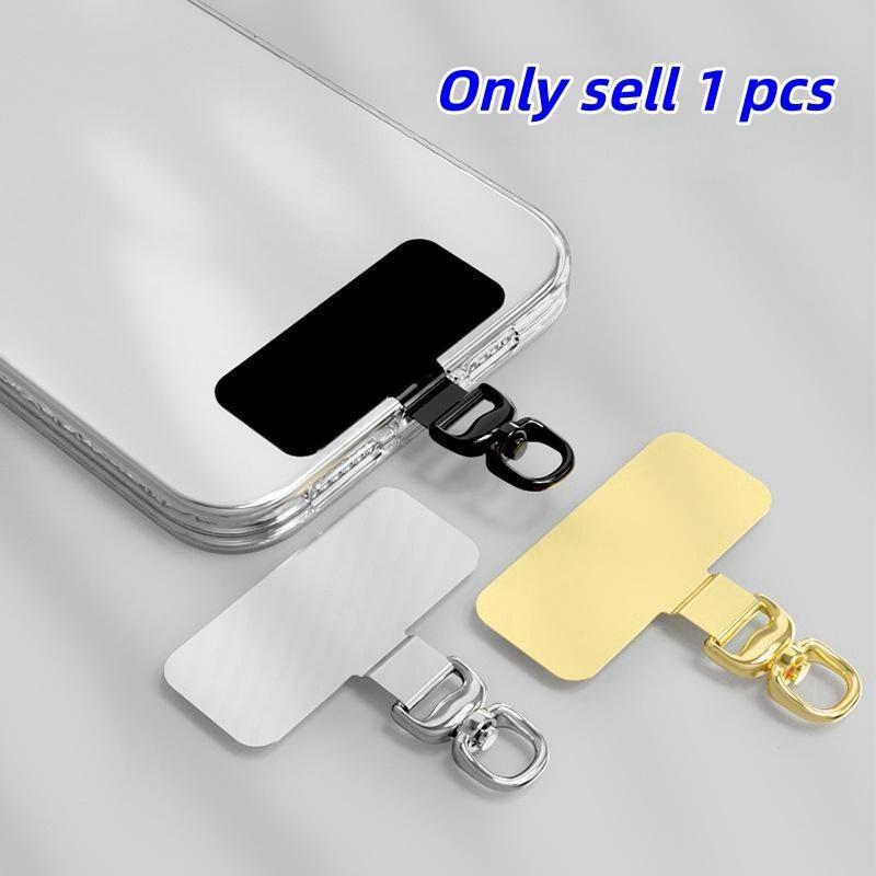 Metal Phone Lanyard Holder, Universal 360 Degree Rotating Metal Safety Chain Accessory, Ultra-Thin Durable Design for Phones