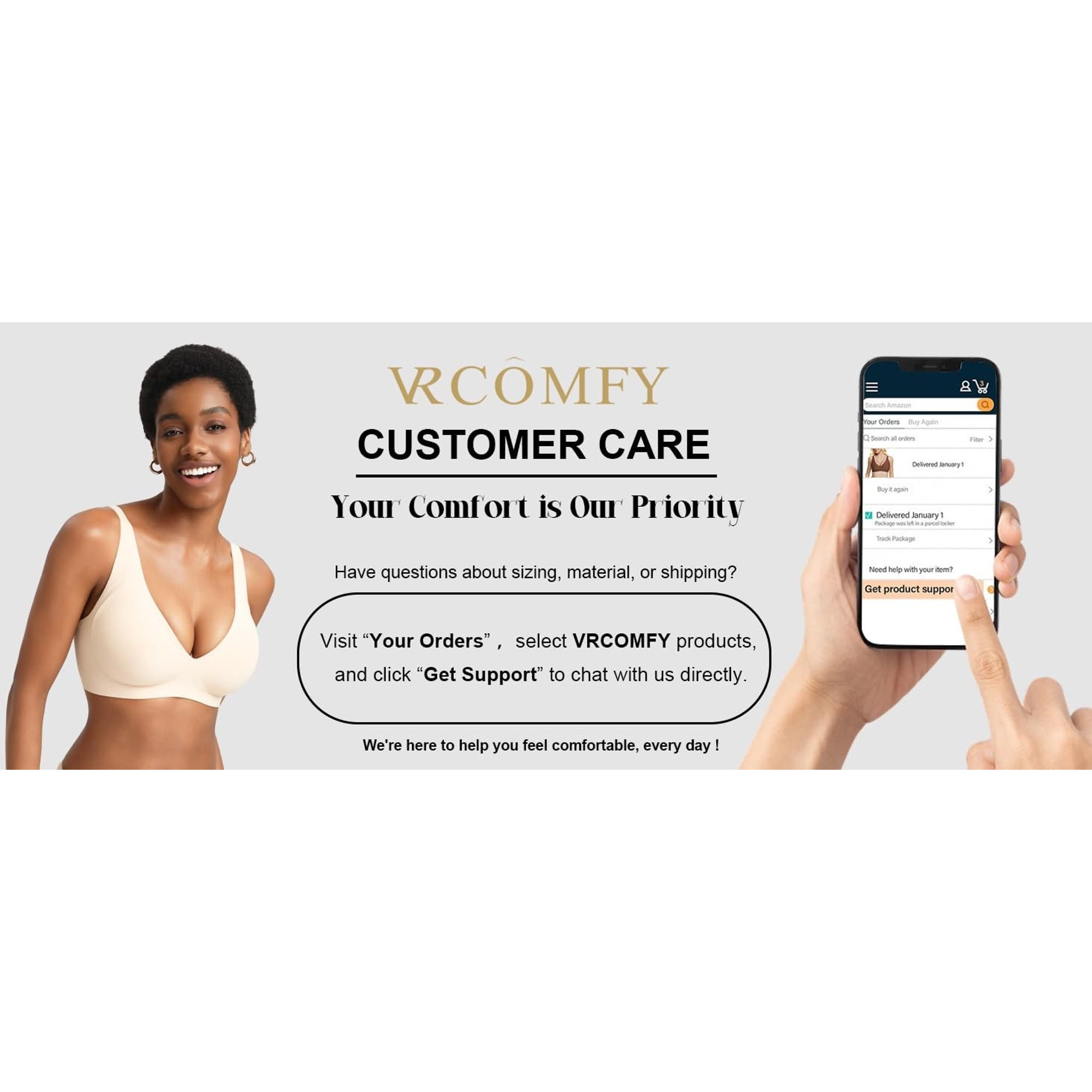 Womens Jelly Plunge Wireless Bralette T-Shirt Comfortable Bra