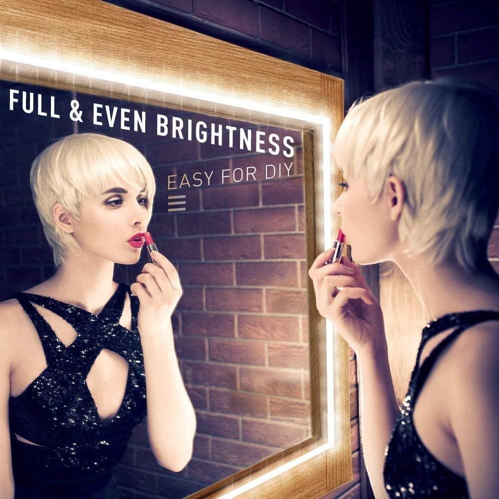 LED Neon Light, 6.5 Feet Warm white LED Strip, Flexible Rope Light for Indoor Home Decor, USB Powered, No Power Adapter Included