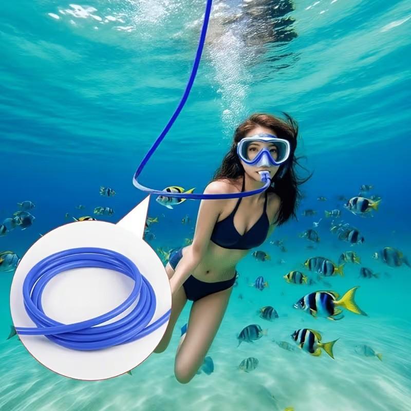Diving Snorkel, Snorkeling Gear, Anti-Throat Single and Dual-Head Respirator, Silicone Material, Leak-Proof Design, Ideal for Beginners, Summer Essential Gift