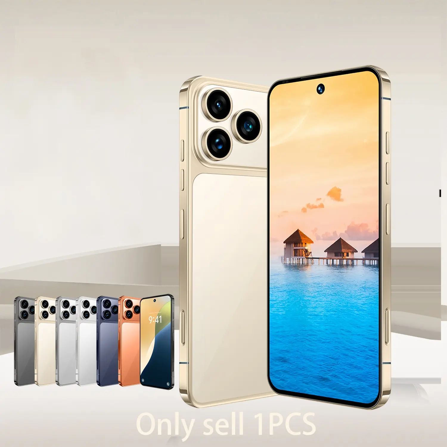6.8 Inch Lightweight Large Screen Digital Smartphone, 4GB+64GB Dual Sim, Android Os, Type C Cable, Lithium Battery, Energy Efficient a Rating