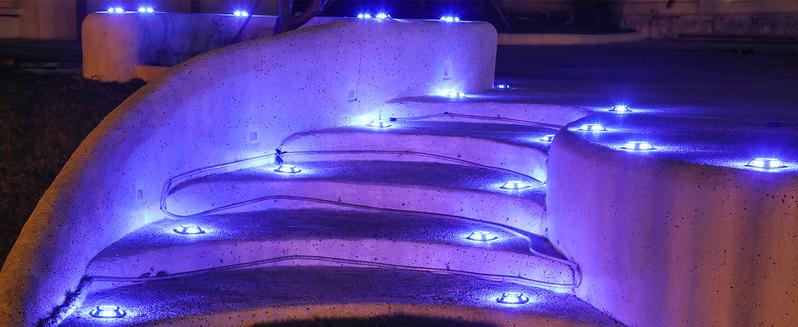 Quntis 12 Pack Solar Deck led light, Driveway Dock garden Stair Pathway Sidewalk Swimming Pool Lighting outdoor solar powered High Pressure Patio