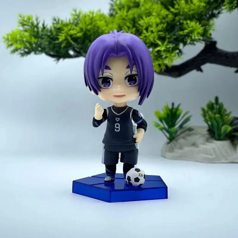 Blue Lock Q Version Anime Figures Isagi Yoichi 2326 Mikage Reo 2658 Bachira Meguru Regular Version Model Doll Toy Set Gift