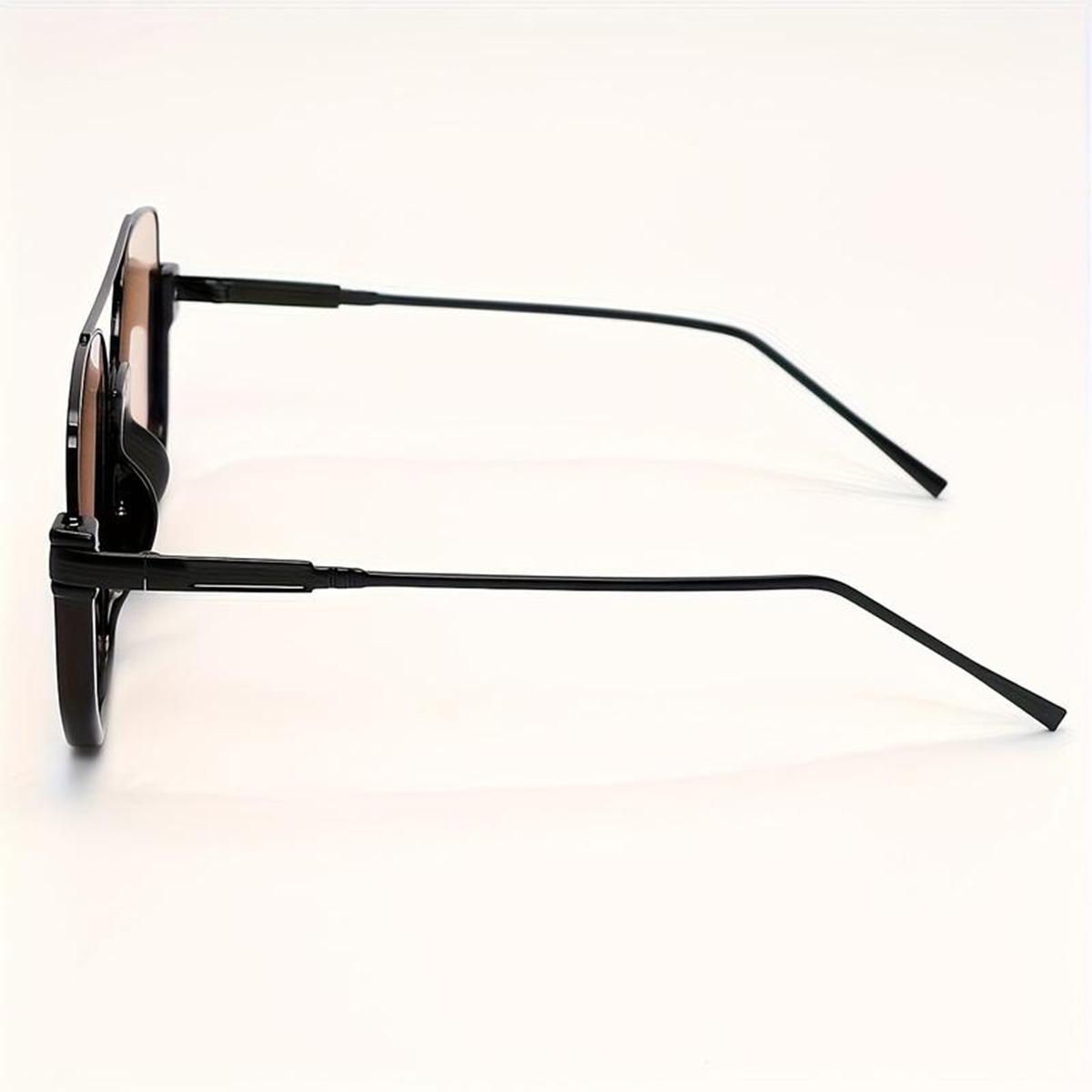 Retro Fashionable All-match Tinted Lens Aviator Sunglasses Aviator Sunglasses for Women,Men Summer VintageTrendy Glasses,Carry polarized sunglasses Unisex