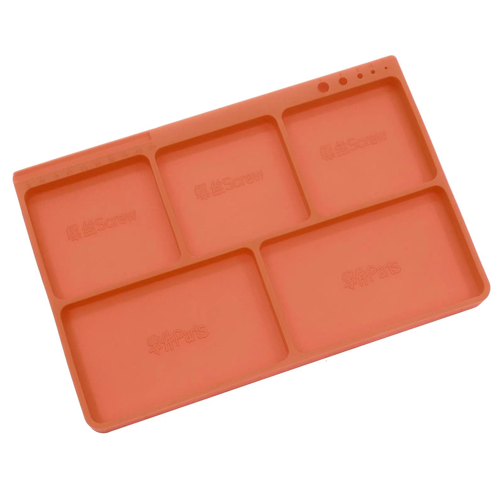 RC Model Car Repair Screw Tray, Bearing Nut Silicone Tray, Hardware Storage Disk, RC Hobby Accessories, Organize Small Parts Efficiently