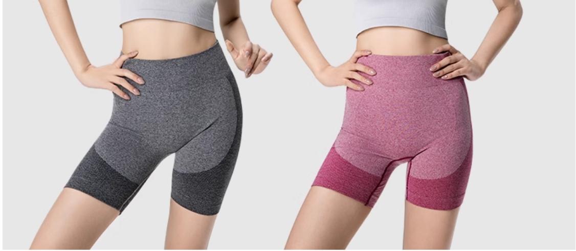 SUOVADUN DK001 Workout Gym Shorts, High Waisted Butt Lifting Scrunch Butt Seamless Booty Shorts Slim Tummy Control Stretchy Activewear Pants Yoga Clothes