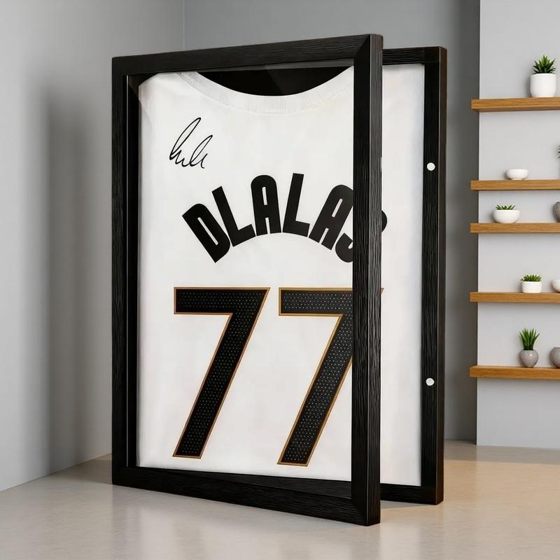 Black Flip Signed Jersey Display Frame for Fan Collection Decor