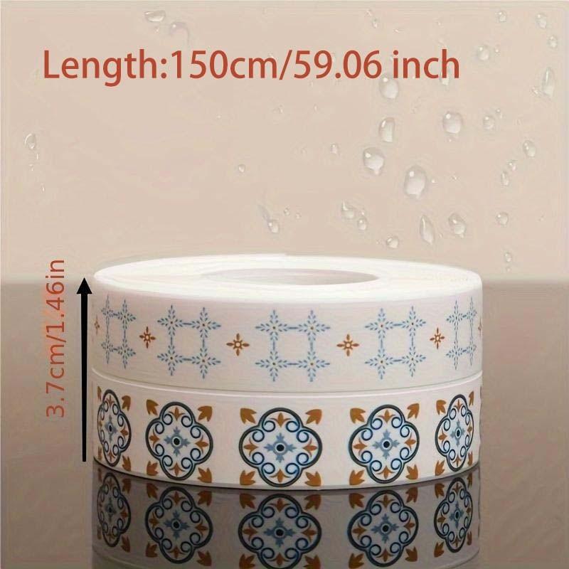 1pc Premium Acrylic Toilet Beauty Seam Stickers - Durable Leak-Proof Protection, Stylish Corner Guard for Bathroom Aisle, Sink & Stove Edge Sealing Strips, Waterproof Self Adhesive - Easy Application, High-Quality Finish