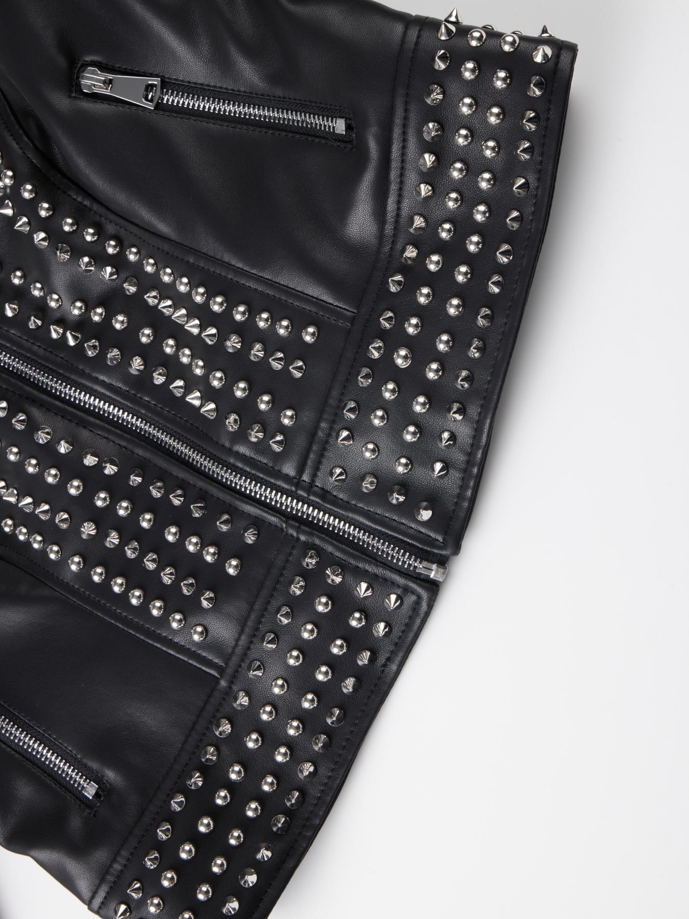 Women's Plus Size PU Jacket, Casual Fitted Plain Design, Spring & Fall Vintage Fashion Streetwear Outerwear, Stylish Women's Clothing