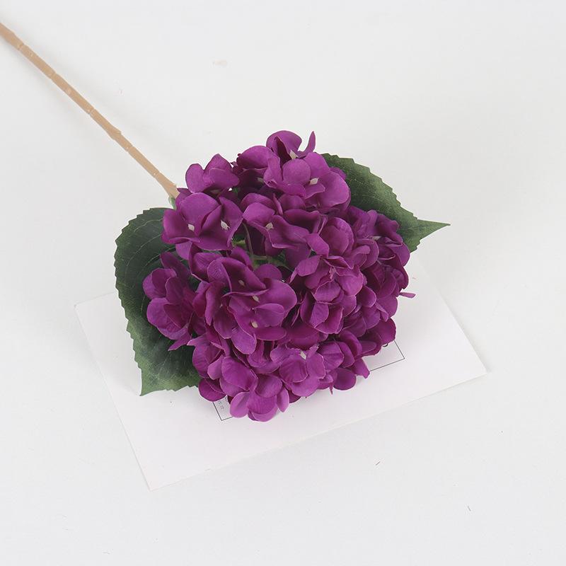 4 Pcs Leafy Artificial Hydrangeas, DIY Home Decor, Hotel Wedding Centerpieces, Low Maintenance, Evergreen All Year Round