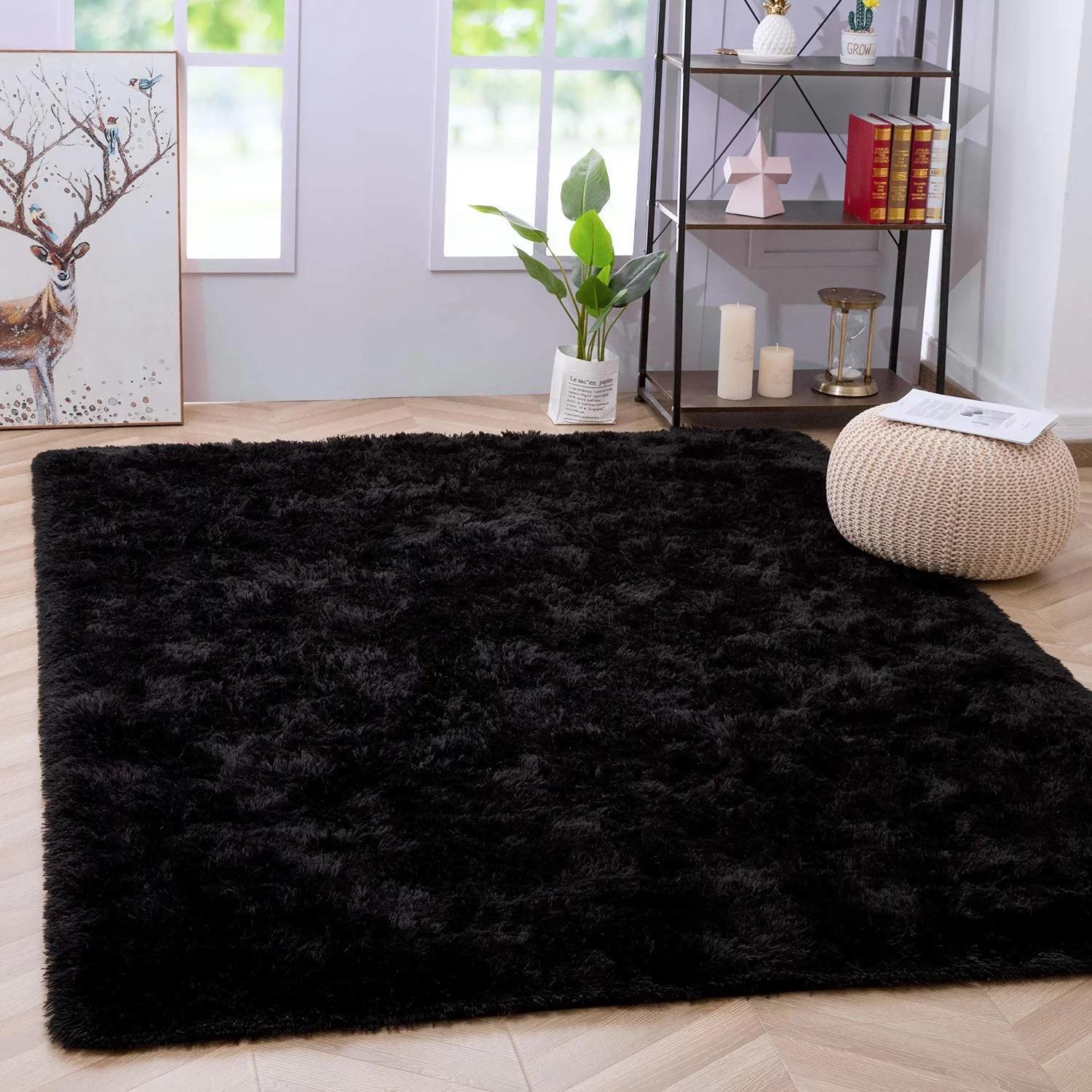 LOCHAS Ultra Soft Indoor Modern Area Non-Slip Rugs Fluffy Living Room Carpets for Children Bedroom Home Decor Nursery Rug