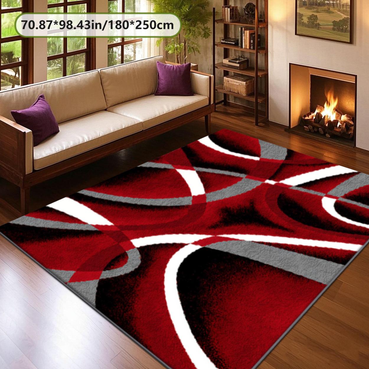 Velvet soft and comfortable patterned printed carpet, suitable for multiple scenarios, available in various sizes, soft and non-shedding, Decorative Area Rug