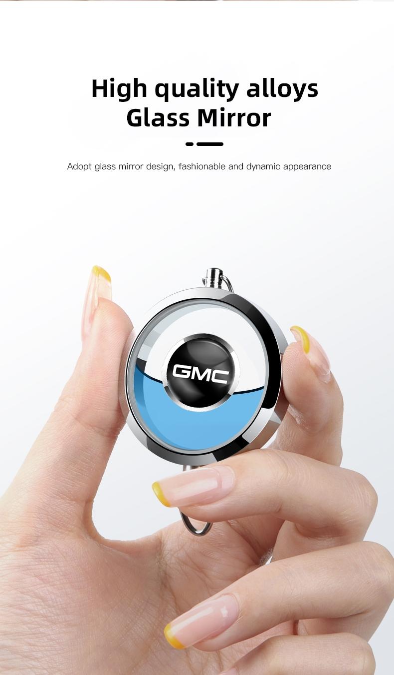 1Pcs Car Perfume Pendant Air Freshener Hanging Perfume Diffuser For GMC Terrain Sierra Canyon Yukon Acadia Savana Denali AT4 Granite