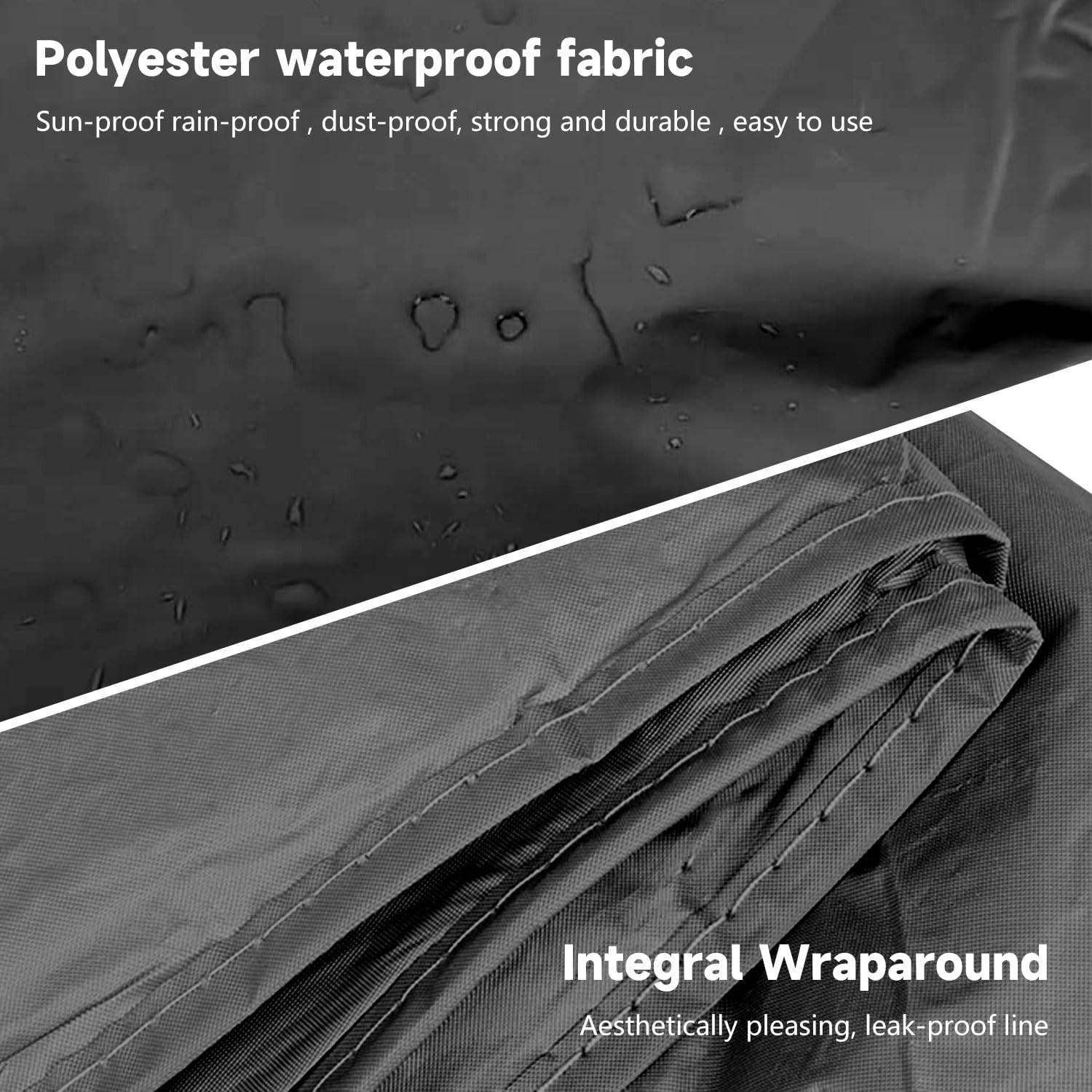 Heavy-Duty All-Weather Bike Cover, Fits Bicycles, E-Bikes, Motorcycles, Universal Fit, Easy Clean Non-Woven Material, Mountain & Road Bike Storage