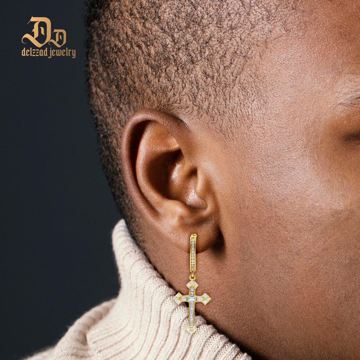 Delzzad Bling Dainty Cross Hoop Earrings VVS Synthetic Moissanite Earrings Jewelry S925 Studs Perfect Birthday Mother’s Day Christmas Gift for Men Women Silver Earrings Golden Earrings Wedding Set Delzzad Bling Dainty Cross Hoop Earrings VVS Synthetic Moissanite Earrings Jewelry S925 Studs Perfect Birthday Mother’s Day Christmas Gift for Men Women Silver Earrings Golden Earrings Wedding Set