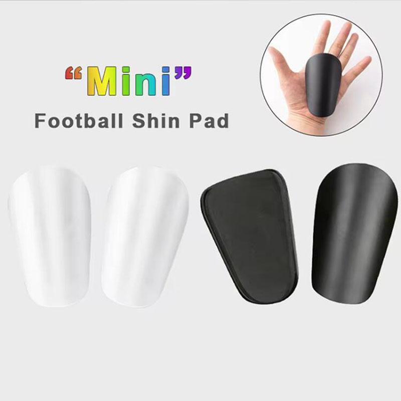 1 Pair Mini Shin Guards - Lightweight Impact-Resistant Soccer Gear, Football Equipment, Fits Inside Socks for Training & Match Protection