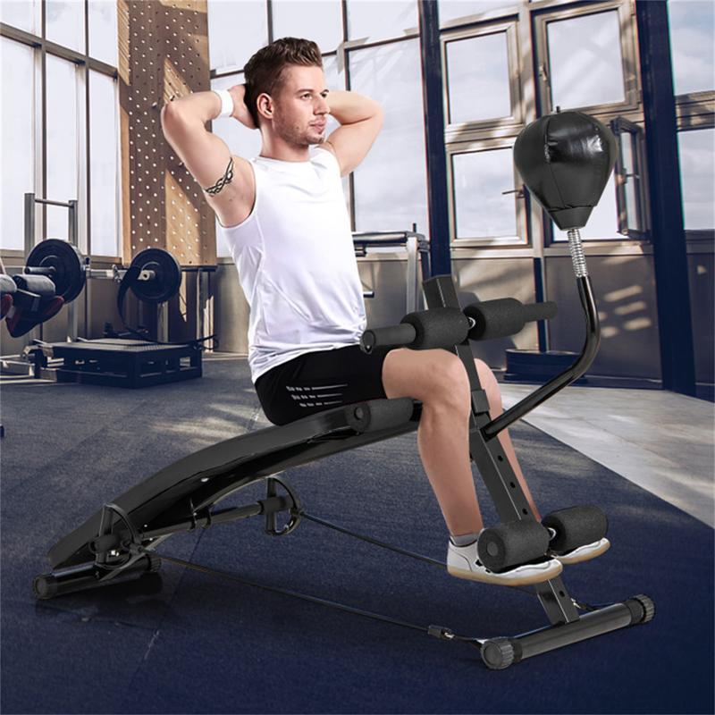 FYC 5-Level Adjustable Ab Bench - Heavy-Duty 300lbs Capacity Foldable Workout Fitness Equipment with Resistance Bands & Speed Ball ,Space-Saving Design Fits Apartments Small Splace(Black),dealsforyoudays FYC 5-Level Adjustable Ab Bench - Heavy-Duty 300lbs Capacity Foldable Workout Fitness Equipment with Resistance Bands & Speed Ball ,Space-Saving Design Fits Apartments Small Splace(Black),dealsforyoudays