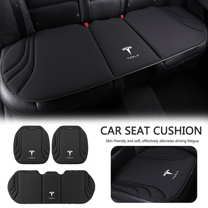 Car Seat Cushion Protector Universal Breathable Car Seat Protectors Auto Seat Protectors Seat Cover Mat For Tesla Model 3 Model X Model S Model Y Juniper 2023 Roadster