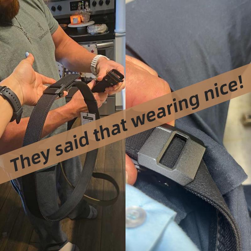 IDOGEAR Men's EDC 1.5" Ratchet Nylon Belt for Various Trouser Styles CCW Belts 3430