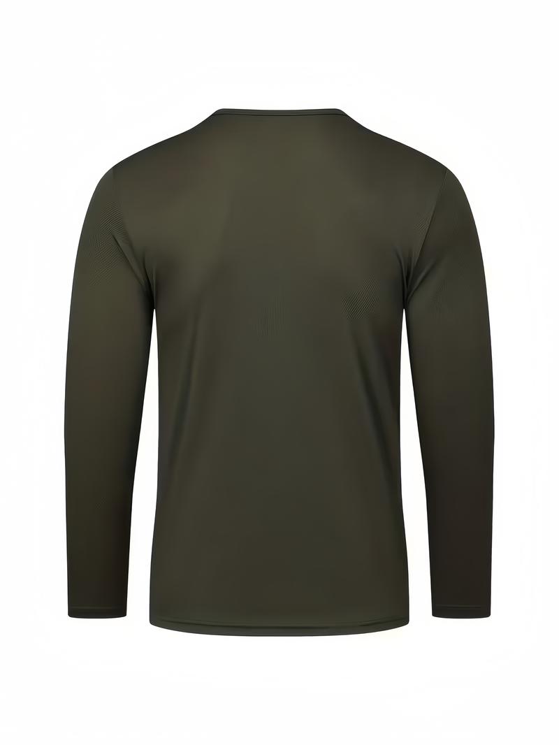 6pcs Men'S Long Sleeve T-Shirts - Quick-Dry Gym Shirts with Moisture-Wicking Fabric, Color Options for Workout, Running, Casual Attire - Breathable Athletic Tops for Active Lifestyles, Workout Shirts, Running Gear, Round Neckline, Stretchy Material 6pcs Men'S Long Sleeve T-Shirts - Quick-Dry Gym Shirts with Moisture-Wicking Fabric, Color Options for Workout, Running, Casual Attire - Breathable Athletic Tops for Active Lifestyles, Workout Shirts, Running Gear, Round Neckline, Stretchy Material