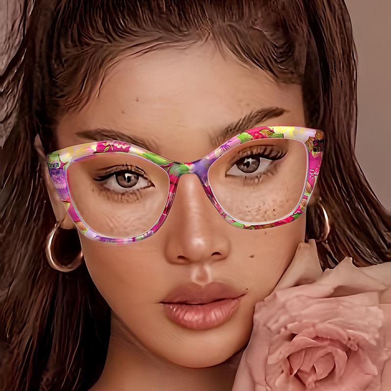 DEAAOK 4 Pack Reading Glasses for Women Blue Light Blocking Fashion Readers with Spring Hinges Computer Eye Glasses Anti Glare UV Eyeglasses