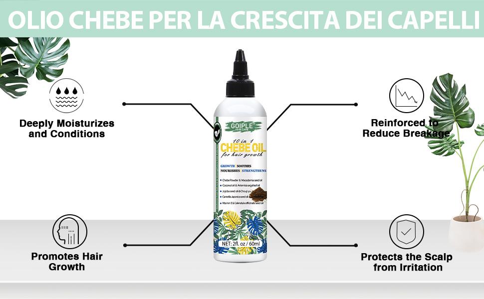 Naturals African Chebe Powder and Oil Moisturizer for Scalp, Hair Growth, Strength & Breakage - For Men & Women Comfort Haircare