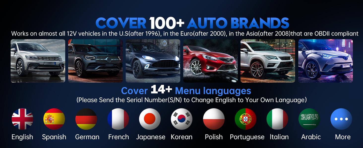 XTOOL InPlus IP508 OBD2 Scanner 6 Reset Services + ABS Bleeding Android 10.0 & CAN FD Free Lifetime Updates