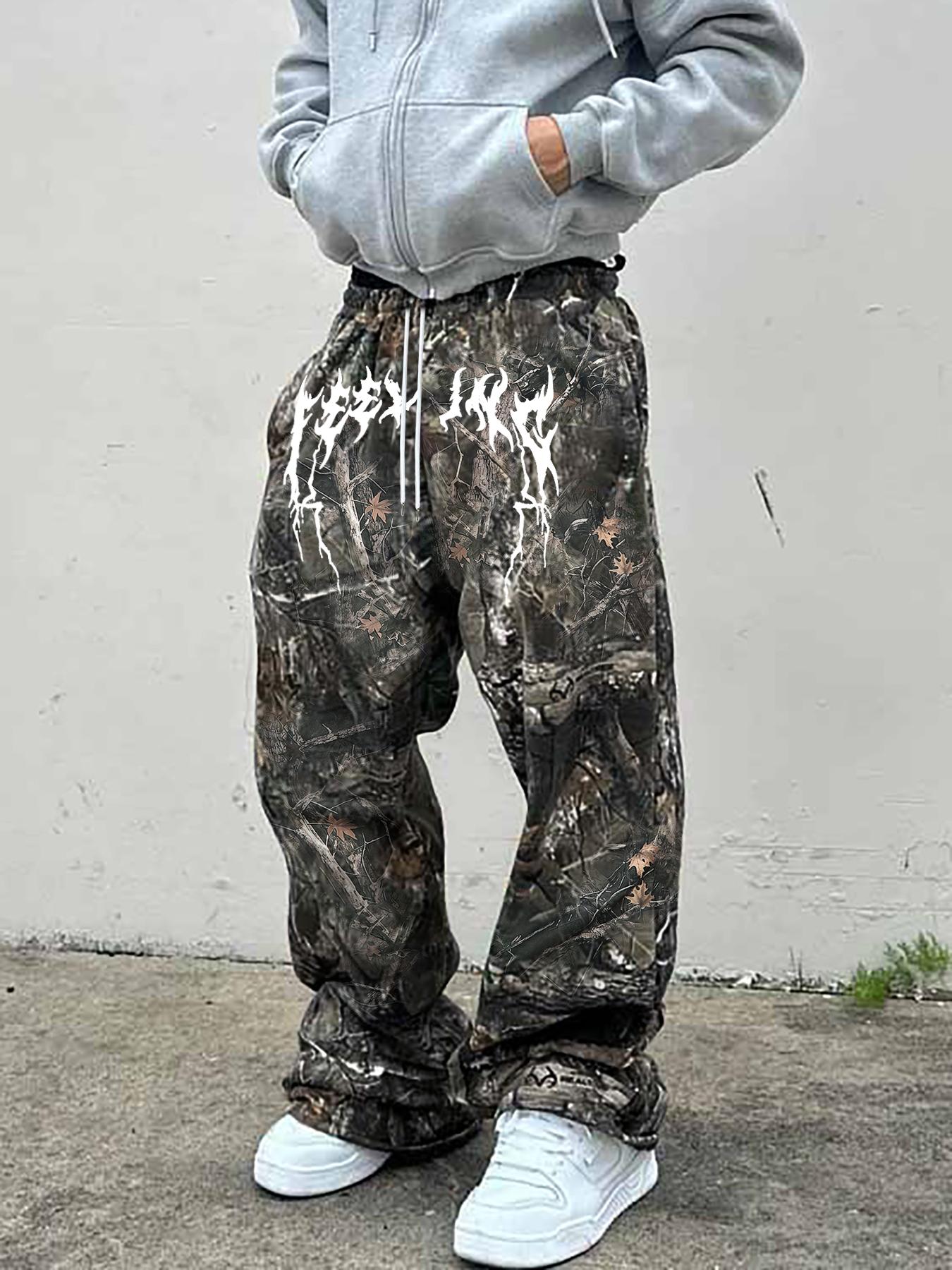 Men's Pants, Casual Fitted Trousers, Casual Streetwear Trousers, Street Fashion Casual Loose Trousers for Daily Wear, Men's Bottoms for Summer