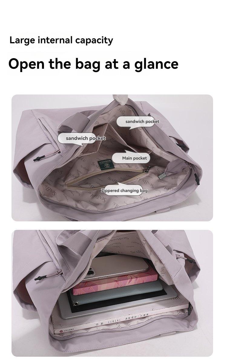 Van Gogh Starry Night Canvas Tote Bag, Vintage Retro Shoulder Bag, Large Capacity Commute School Shopping Bag, Style Laptop Bag