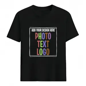 Personalized T-Shirt Custom Photo Text Logo Gift Unisex Cotton S-3XL Fast Ship
