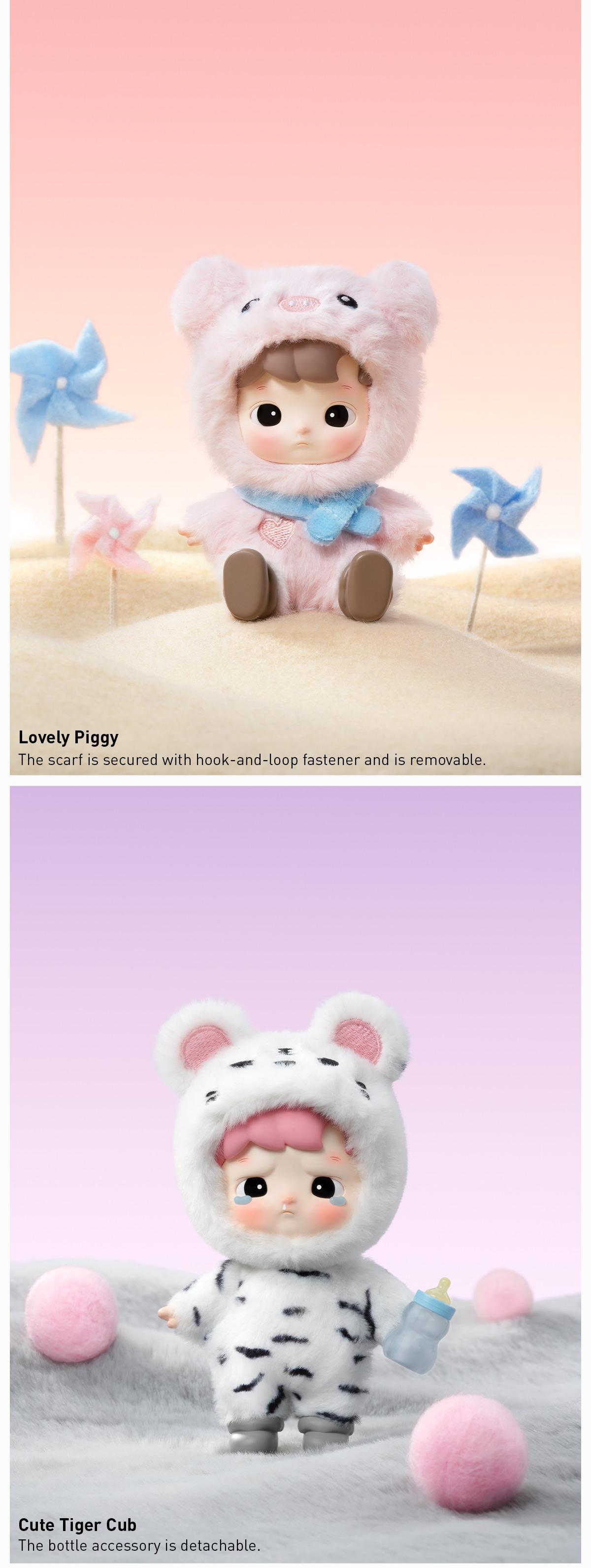 POP MART HACIPUPU Snuggle With You Series Figures, Blind Box, Mystery Box