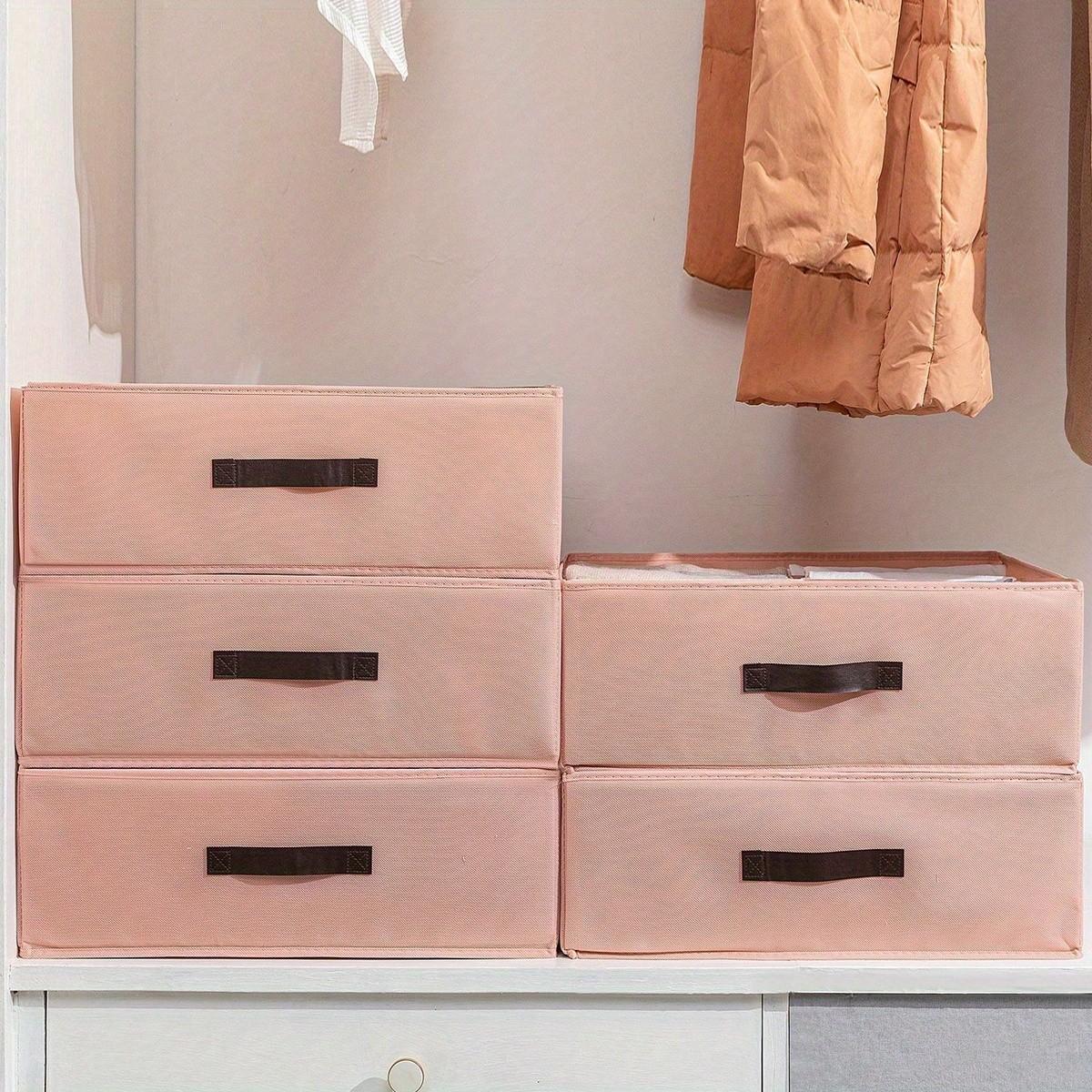 Drawer Storage Box Set, Soft Lining, Dual Row 16 Compartment, Durable Polyester Material, Ideal for Under Bed, Dresser, Closet