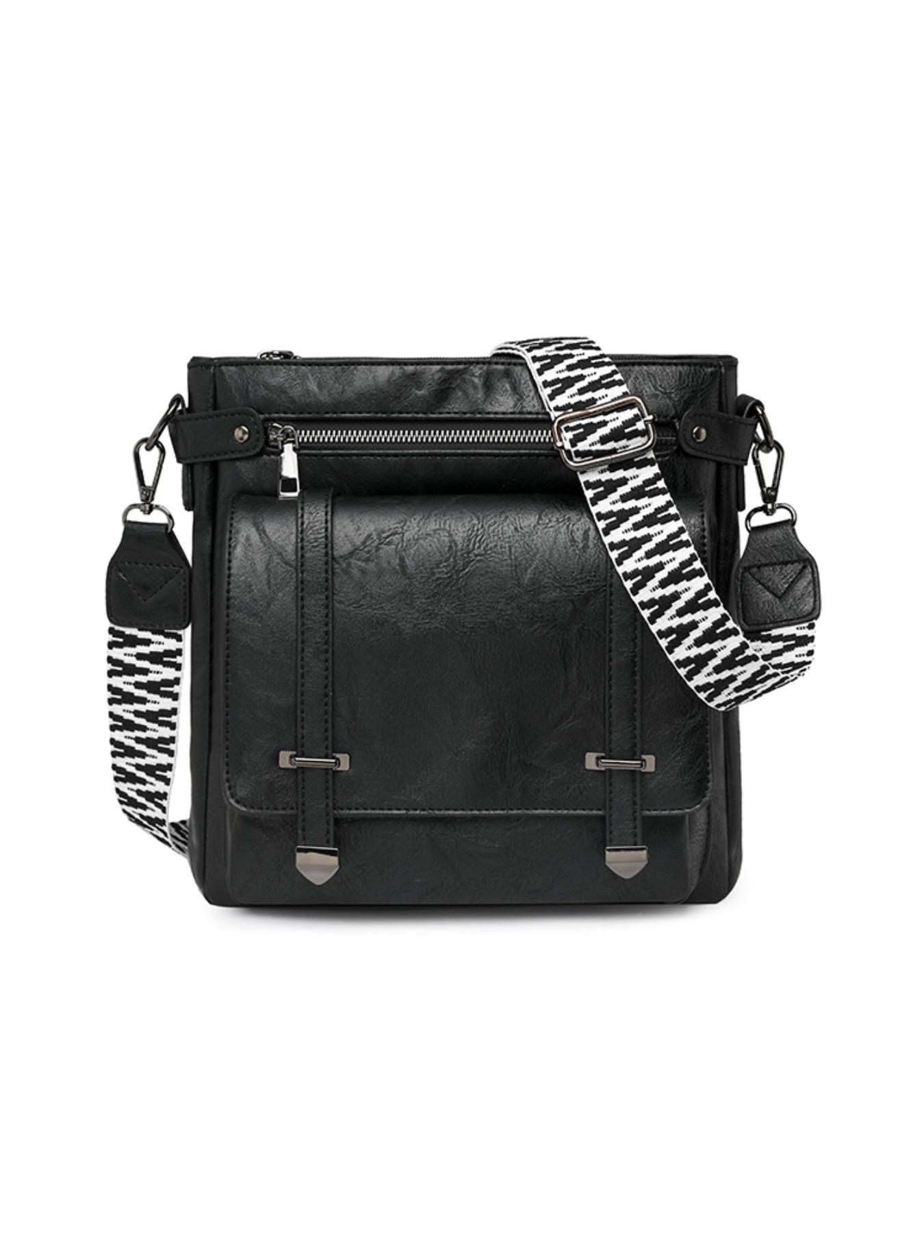 Large Capacity Crossbody Bag, Commuter Versatile Tote, Wide Strap Comfortable Shoulder Bag, Fashion Casual Messenger Bag, Waterproof Multi-Pocket Women's Backpack