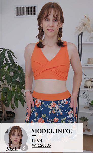 Aqua Eve Two Piece Bikini Skirt Swimsuit - Two Piece Bathing Suits for Women High Waisted with Pockets Swimwear