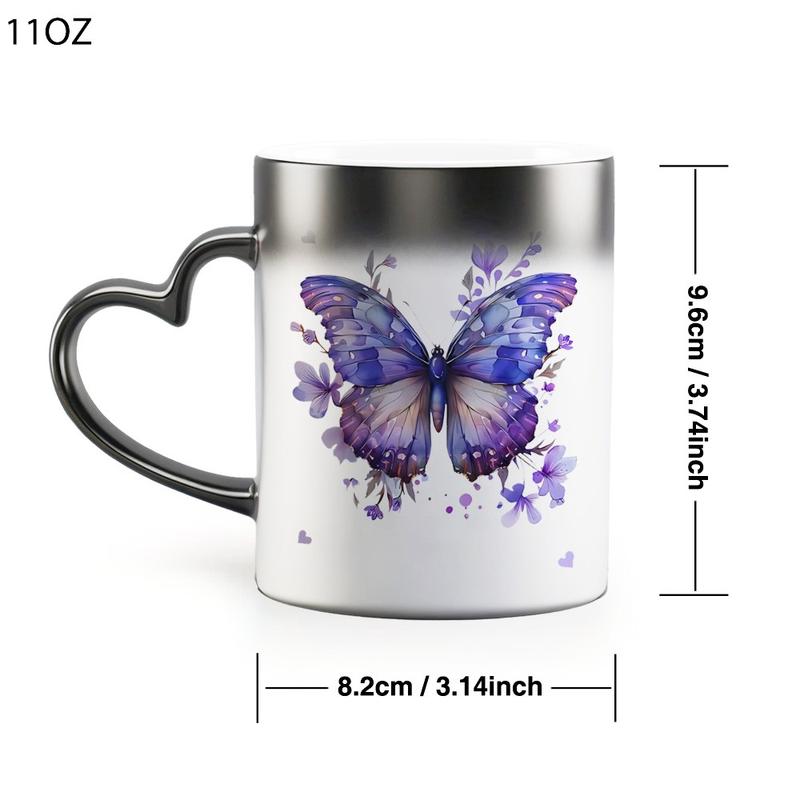 Dreamy Purple Butterfly Color-Changing Mug