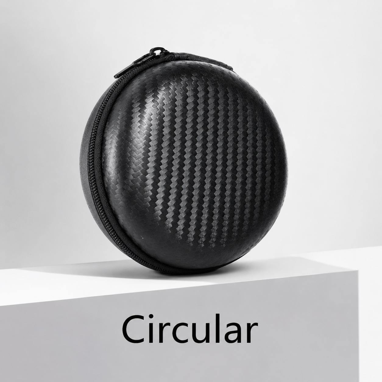 Multifunctional Hard Case Storage Box: Waterproof Design, Round or Square Options. Organize USB Cables, Headphones, SD Cards, Keychains & Small Accessories. Anti-Loss Storage Bag for Daily Electronic Devices, Keep Everything Tidy & Secure.