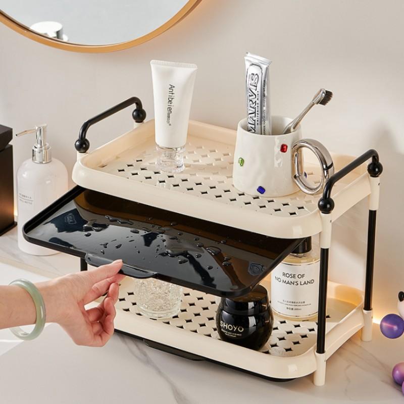 High Aesthetic Desktop Organizer, Multi-Layer Coffee Cup Holder, Kitchen & Living Room Storage Rack, Practical Drainage Shelf, Versatile Standing Shelf