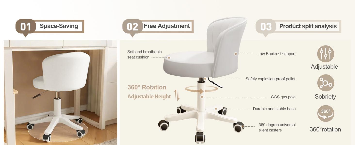 【DealsforYouDays】2PC,Indoor Furniture Chairs Height Adjustable Criss Cross Chair - Armless Cross Legged Office Chair Wide Swivel Home Office Desk Chairs 【DealsforYouDays】2PC,Indoor Furniture Chairs Height Adjustable Criss Cross Chair - Armless Cross Legged Office Chair Wide Swivel Home Office Desk Chairs