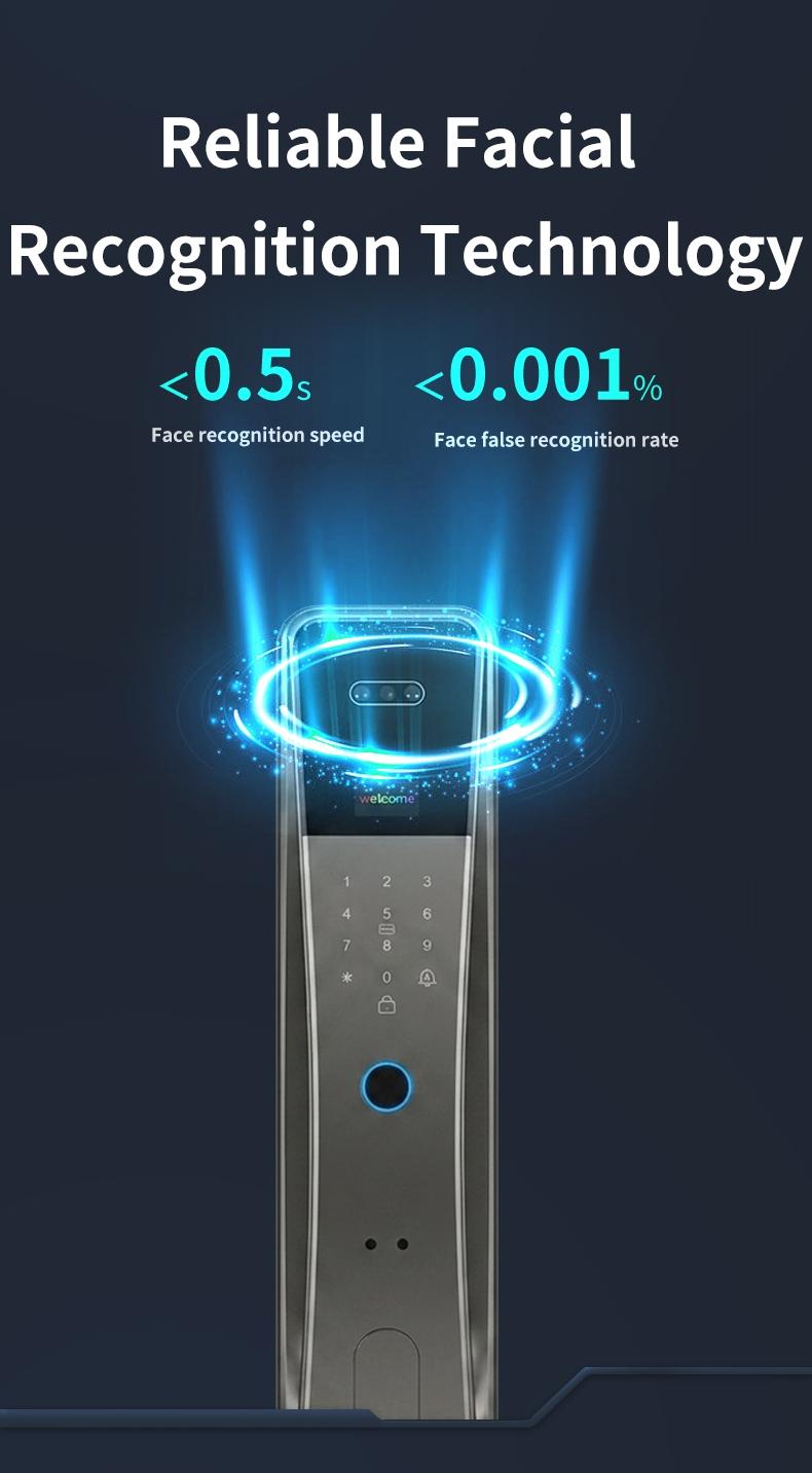 7 in 1 Keyless Entry Fingerprint Door Lock with Palm and Face ID, Heavy Duty Aluminum Smart Lock, Compatible with Wishome App, 6068 Mortis, Fingerprint Smart Locks 7 in 1 Keyless Entry Fingerprint Door Lock with Palm and Face ID, Heavy Duty Aluminum Smart Lock, Compatible with Wishome App, 6068 Mortis, Fingerprint Smart Locks