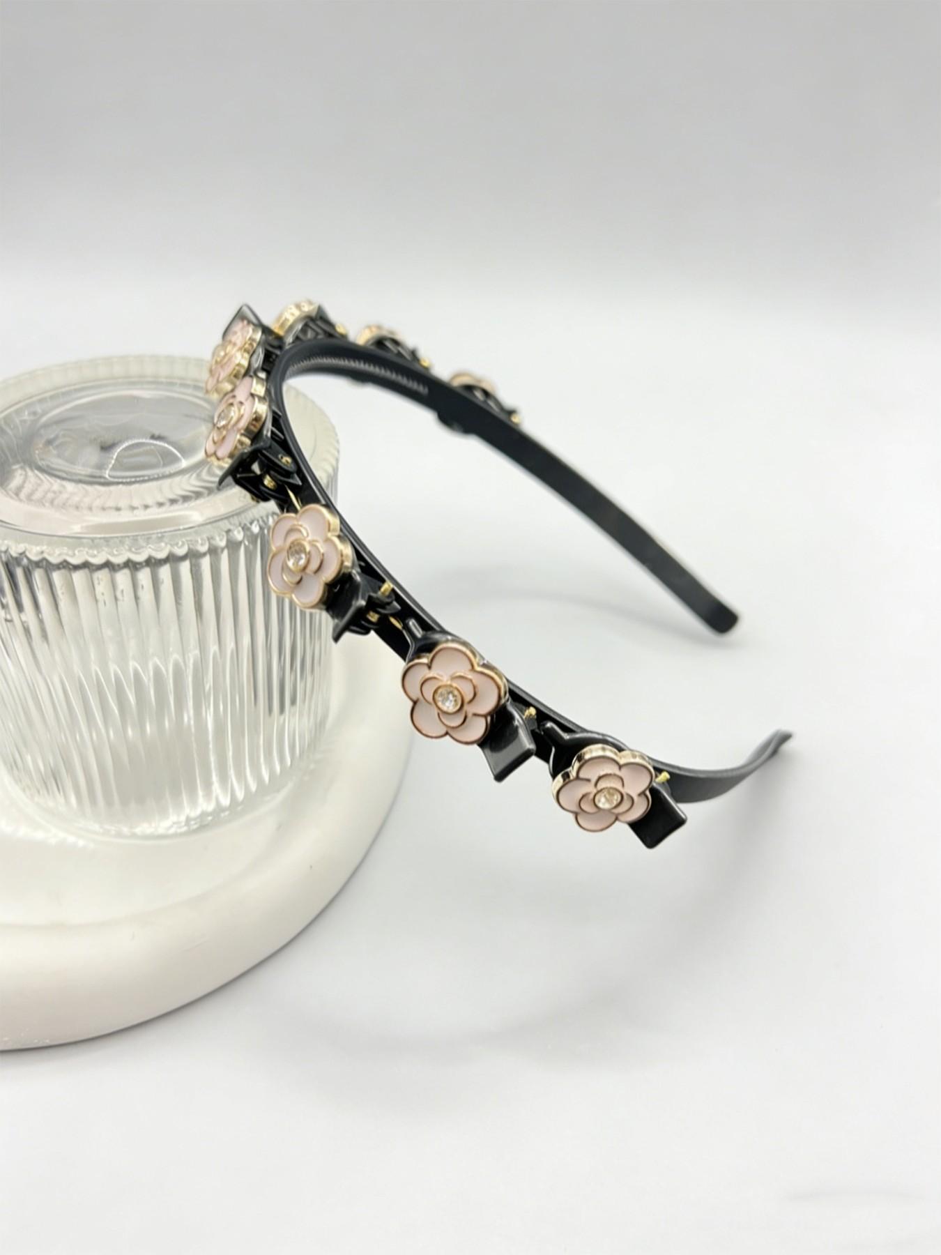 Cute Hair Clip Decor Hairband , Novelty Multifunction Hair Hoop with Clips, Fashionable Hair Accessories for Women, Minimalist Headwear, Trendy Hair Hoop