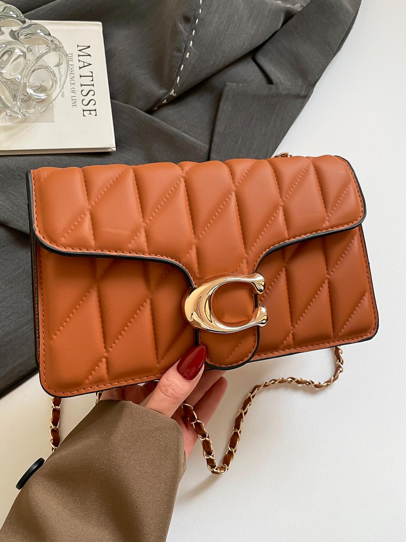 New Simple Crossbody Shoulder Bag, Large Capacity Plaid Design, Elegant Commuter Bag, All Seasons Casual Style, Adjustable Strap