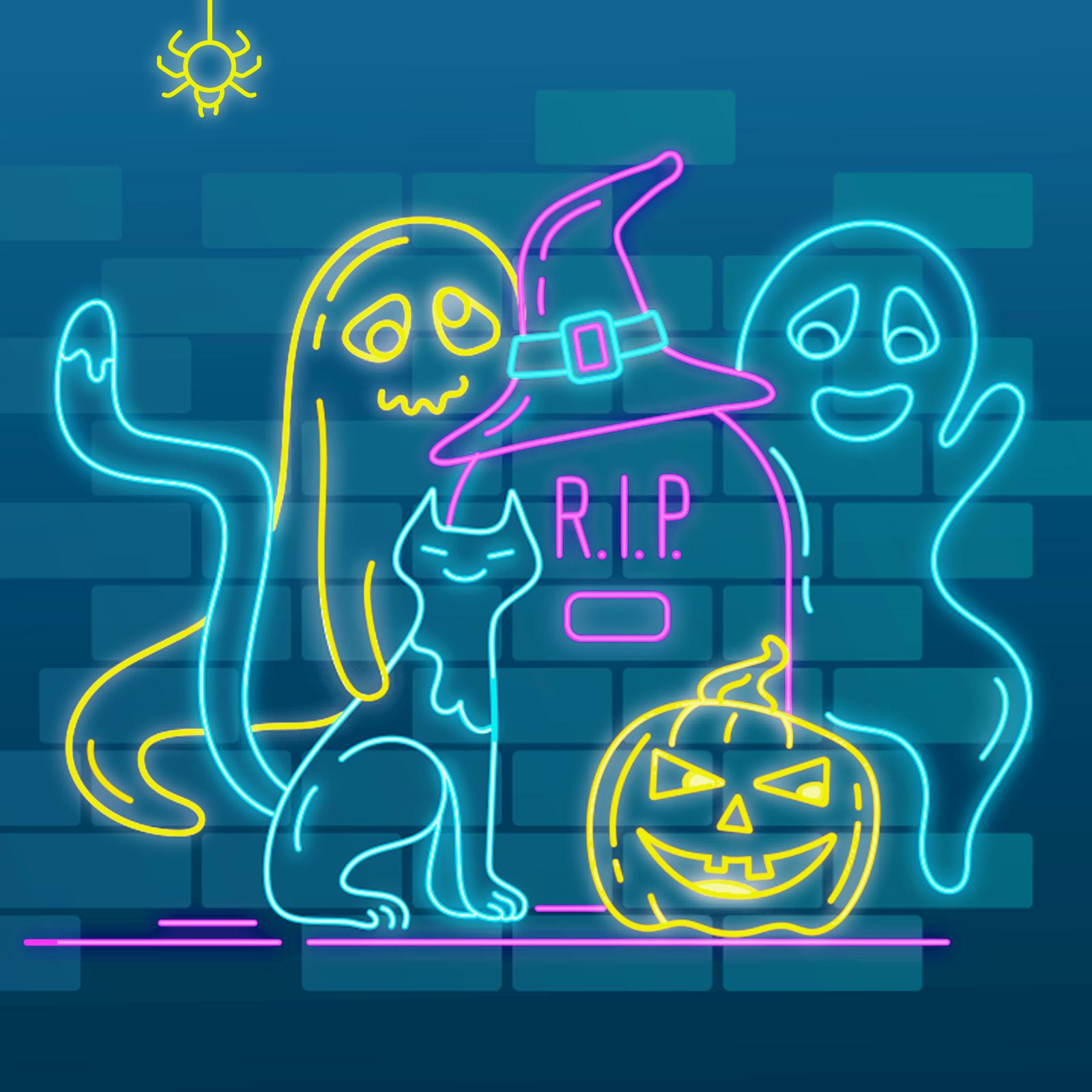 2025 New Halloween LED Mask Scary LED Skeleton Mask Purge Hacker Mask Glow in The Dark Mask for Halloween Costume Party