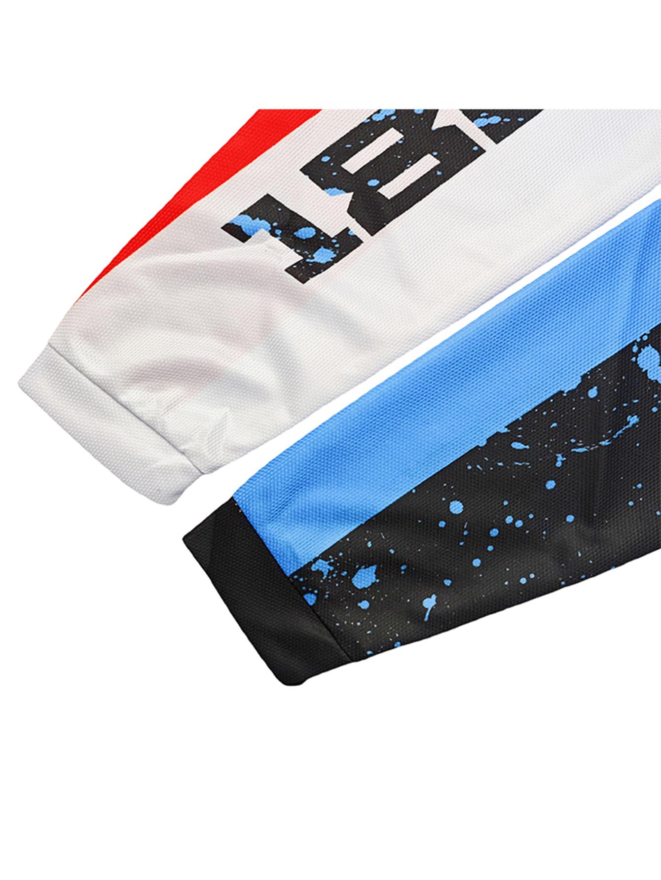 2026 men's mountain bike racing long sleeved shirt, DH motorcycle off-road T-shirt, MTB cycling jersey, off-road cycling clothing, breathable and quick drying design, suitable for cycling exploration