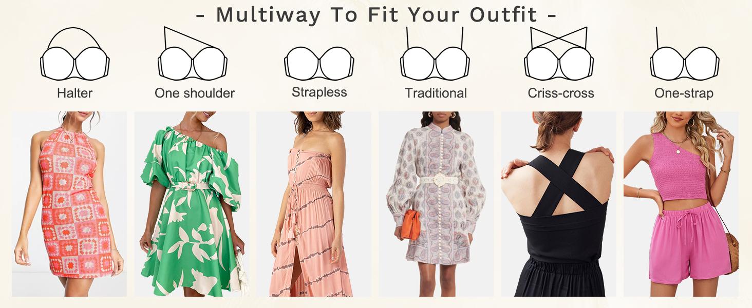 HSIA Shay Multiway Plus Size Unlined Non-padded Seamless Minimizer Strapless Bra for Big Busted Women with No Slip Silicone Strips and Detachable Straps - Womenswear SpringStatements