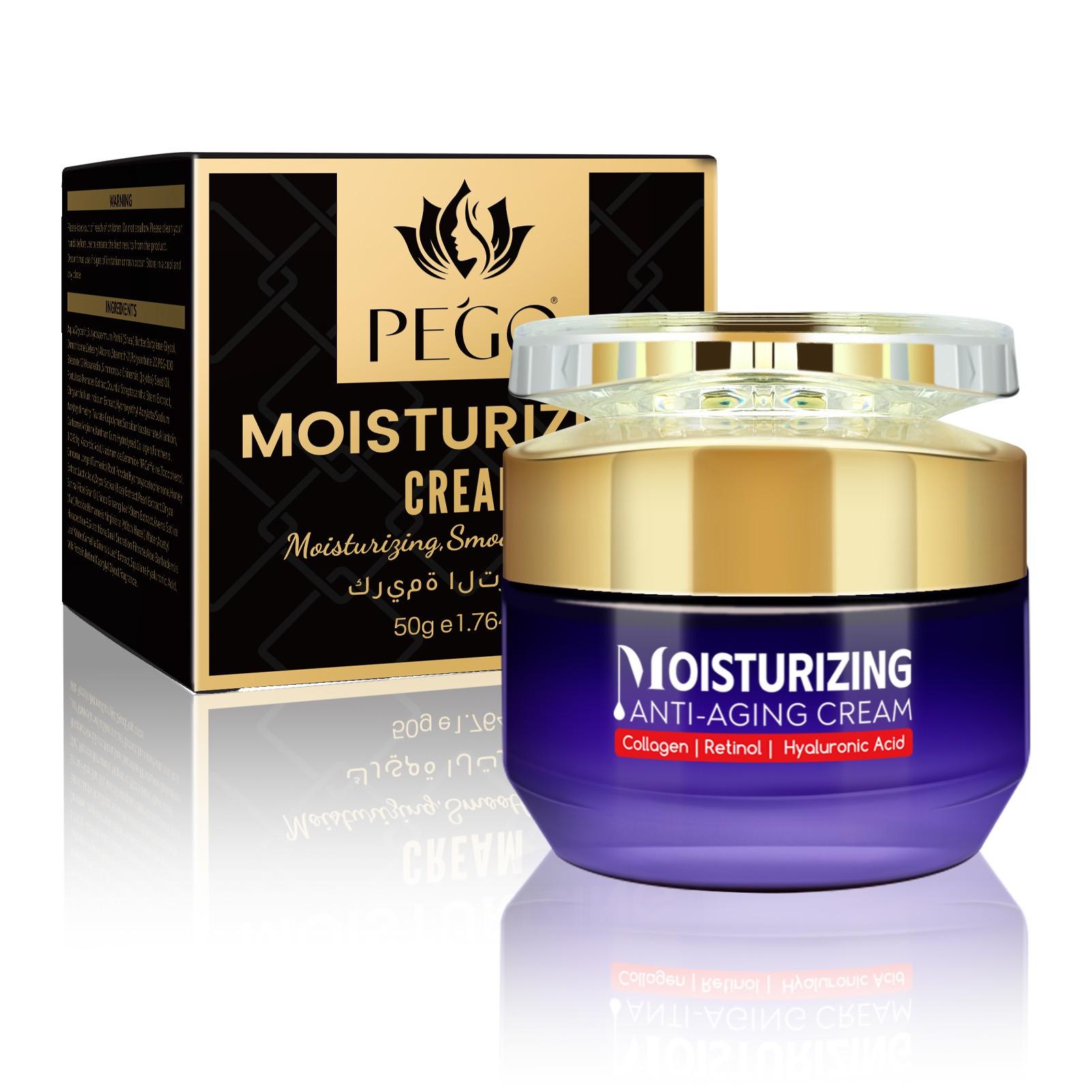 50g Moisturizing Cream, Wrinkle Reduction, Contains Collagen Peptide, Retinol, Hyaluronic Acid, Tightening, Fine Line Fade, Daily Skincare