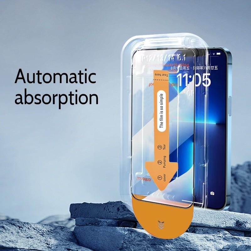 Privacy Screen Protector Kit for iPhone 17 Pro Max, Durable Tempered Glass Film, Anti-Drop & Scratch Protection, Easy Installation, Dust-Free Application