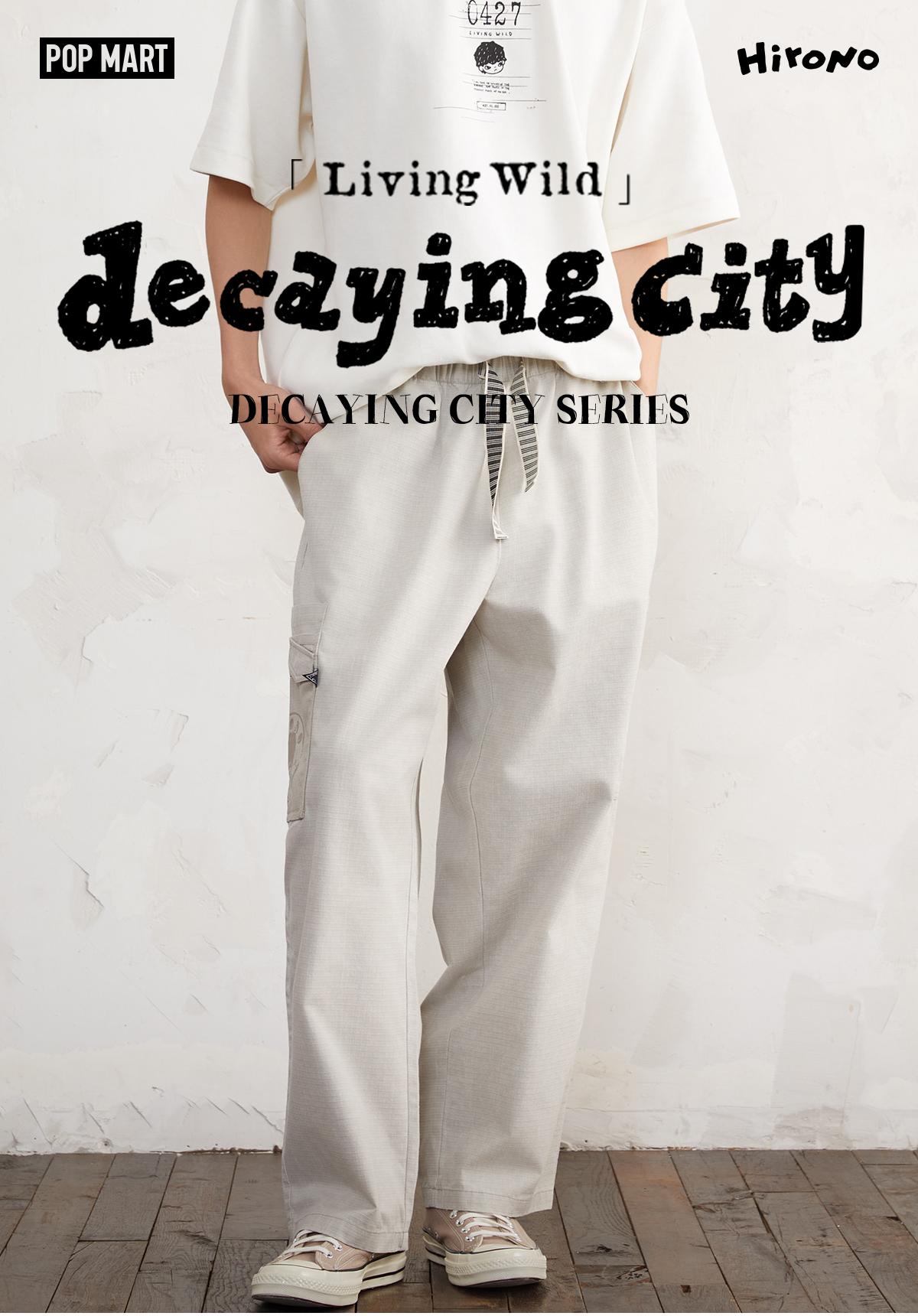POP MART Hirono Living Wild-Postmark Cargo Pants