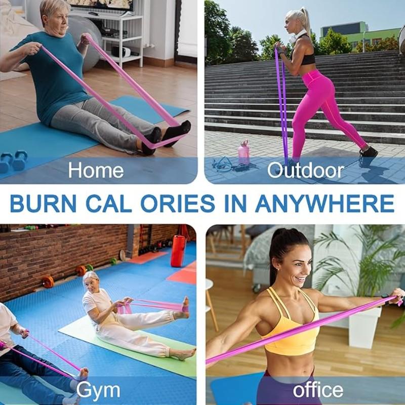 Yoga Pilates Resistance Band, Durable Fitness Training Strap, Ideal for Home Gym Workouts, Elastic Rubber Band for Exercise