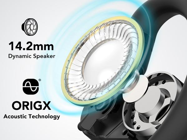 TOZO Open Buds Lightweight True Open Ear Wireless Earbuds with Multi-Angle Adjustment Audio Earphones sport earbuds Headphones Electronic Headset wireless earphone app control open-ear headphone Black headphones bluetooth noisecancellingheadphones